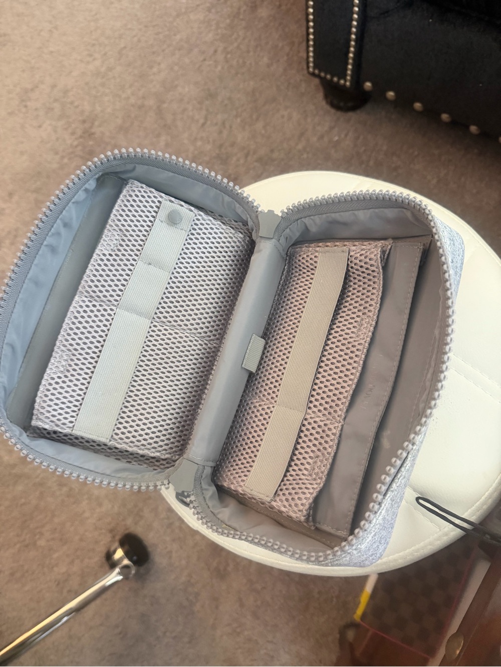 Dagne Dover Light Gray tech organizer  Case